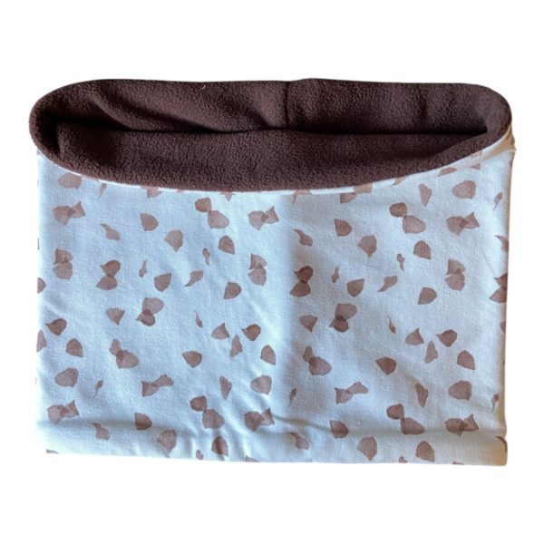 Snood adulte motifs bruns