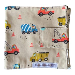Cahier de coloriage lavable 14 x 14 cm camions