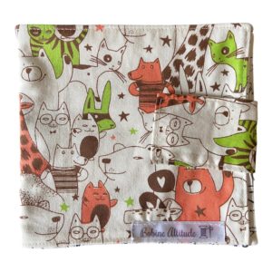 Cahier de coloriage lavable 14 x 14 cm animaux